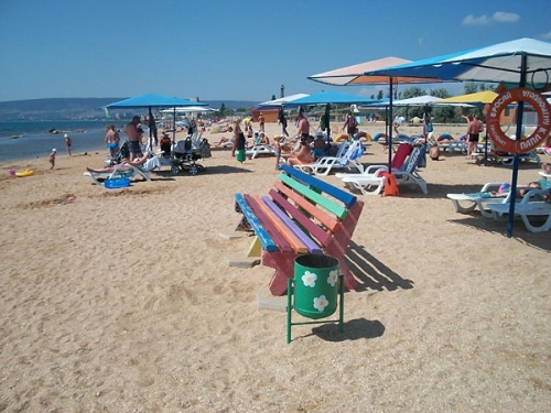 Пляж Феодосии пансионата 