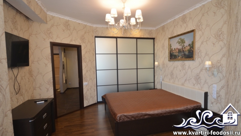 2-комнатная квартира люкс в Феодосии на Черноморской набережной, 1-Б